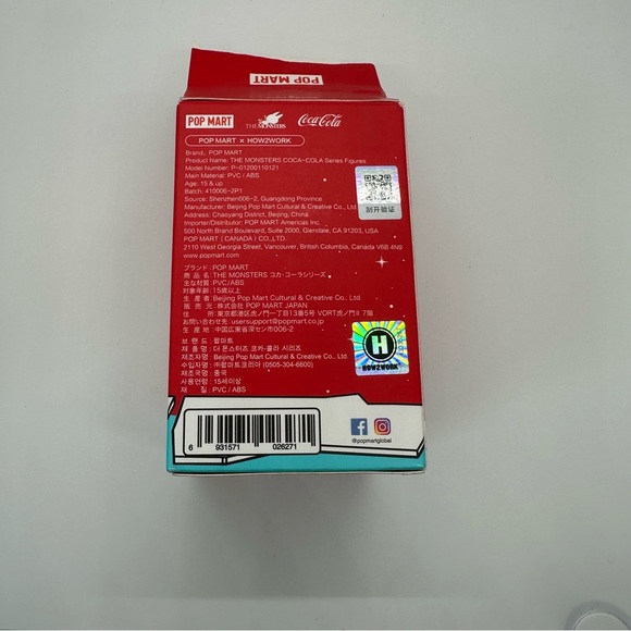 NWT Pop Mart | Labubu The Monsters Coca Cola Series Confirmed Little Snowman - Picture 5 of 5